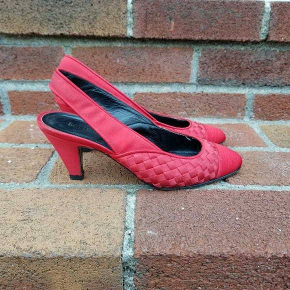 Bottega Veneta Shoes - Vintage Bottega Veneta Sling Back Pumps